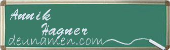 Annik Hagner Visitenkarte